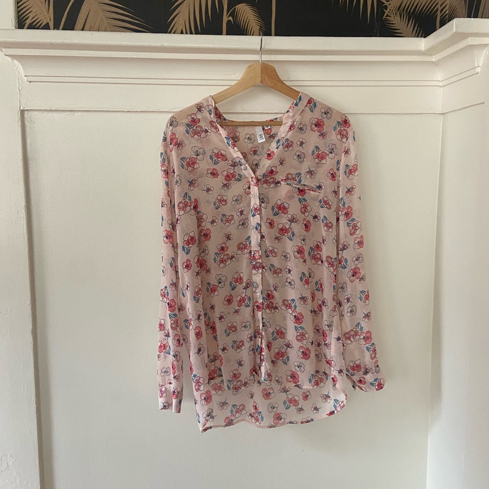 Kut Floral Blouse in Pink